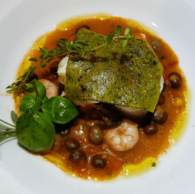 Caldereta de bacallà amb pèsols negres de Can sona del nostre menu Andorra taula