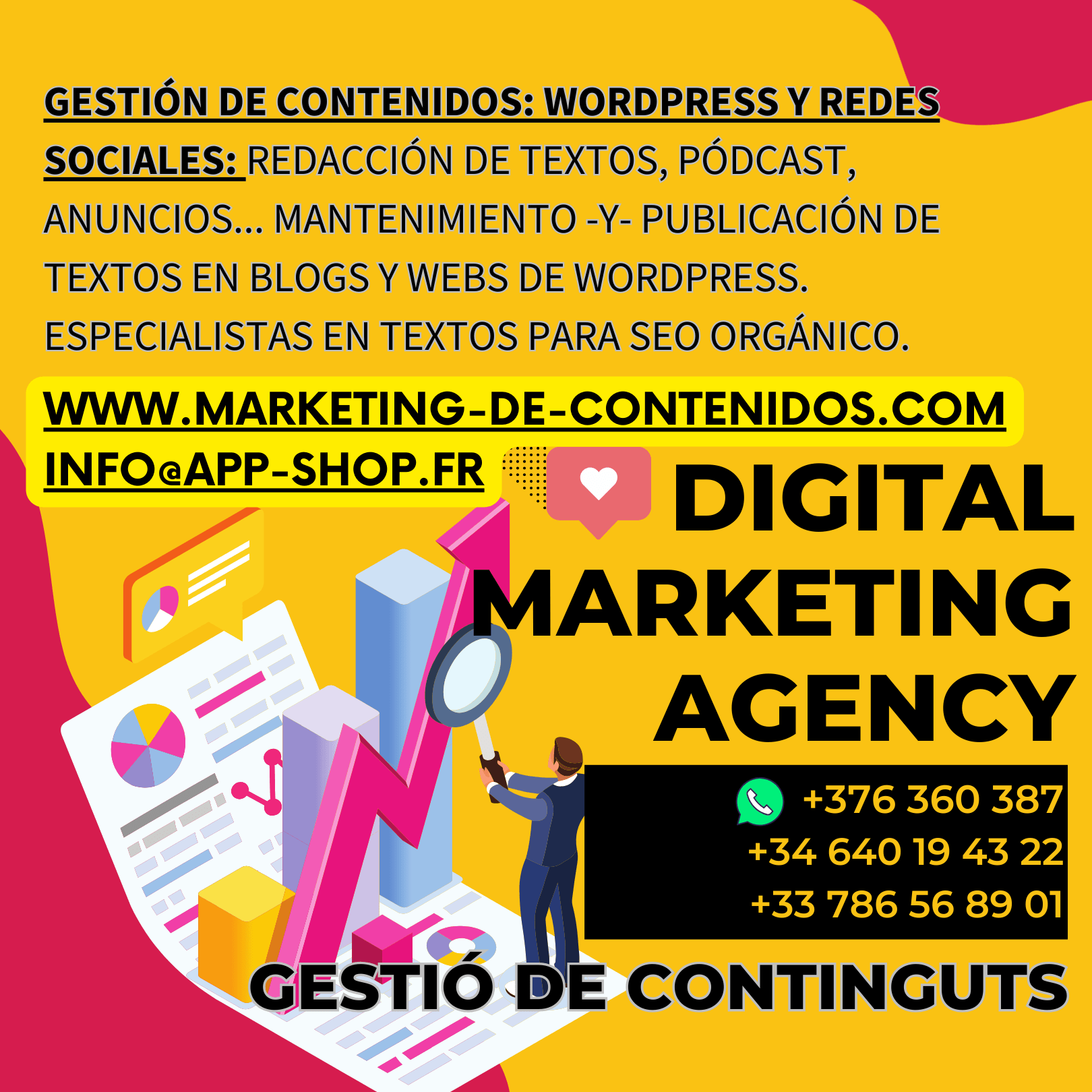 IA Màrqueting: Intel·ligència artificial per al màrqueting de Restaurants. Especialistes en posicionament de Restaurants a Google. T.+376360387 - +33786568901. Visita la nostra "Landing Page" de presentació: https://consultoriaseosabadell.com/seo La intel·ligència artificial és l'expressió que designa totes les tasques dutes a terme perquè una màquina i un programa es tornin intel·ligents imitant certes funcions cognitives de l'ésser humà. Després d'uns quants anys d'experimentació, la intel·ligència artificial ha millorat i actualment hi ha diverses versions: té una gran capacitat per adaptar-se i canviar el seu comportament notablement segons el context. Avui dia, cada cop més empreses veuen la intel·ligència artificial com el futur de la seva estratègia de màrqueting. Gràcies a les noves prestacions dels programes, robots, màquines i assistents virtuals, és possible processar i modelar una gran quantitat de dades per facilitar la interacció amb els clients. “Data driven” màrqueting: una revolució al món de les vendes Avui dia, el desenvolupament de la intel·ligència artificial al món del comerç electrònic ens porta naturalment aL Màrqueting basat en dades. És un procés que consisteix a classificar i analitzar les dades. L'objectiu és comprendre millor el comportament i les necessitats dels consumidors. Amb tota la informació recopilada, els gestors tindran un contacte millor amb els seus clients, podent establir un diàleg adaptat a través dels diferents canals. Aquests intercanvis no només generaran més valor, sinó que també ampliaran la base de dades existent. Smart device: la font d'informació El màrqueting basat en dades és possible gràcies a les diverses eines disponibles al món digital. Les dades substitueixen els estudis habituals en el màrqueting tradicional. El màrqueting mix se substitueix per un coneixement i seguiment exhaustius del recorregut del client. Gràcies a la recopilació de dades que ens ofereixen els Dispositius intel·ligents, el processament de la informació és molt més ràpid i sofisticat. A mesura que es disposa de més dades de màrqueting, es fa coherent conèixer millor cada client i augmentar-ne la fidelitat. Aquestes dades es processen més ràpidament i els missatges enviats es personalitzen per multiplicar per deu el seu impacte. Gestionar totes les vostres dades amb intel·ligència artificial L'ús de la intel·ligència artificial (IA) permet arreplegar informació més precisa sobre els consumidors. Això es fa a través dels diferents intercanvis a la web. La tendència dels objectes connectats, la digitalització i els serveis gratuïts a canvi d'informació sobre el perfil, afavoreix considerablement el camí cap a un màrqueting totalment basat en dades. Actualment, més del 90% de les empreses temen que les dades que obtenen dels seus clients siguin sovint defectuoses. Això es deu principalment a la manca d'atenció, a l'absència de tecnologia de control oa la insuficiència de fons per al control de qualitat. Hi ha estudis que calculen al voltant del 18% de les dades de què disposen les empreses són errònies. No obstant això, quan les dades no són necessàries, resulta difícil comunicar-se personalment amb el client. També és complicat desenvolupar una acció de comunicació a mida i dirigida. Empreses d'intel·ligència artificial i màrqueting Les possibilitats de comercialització ja han avançat considerablement gràcies a la intel·ligència artificial. S'espera que aquesta combinació guanyadora continuï els anys vinents. L'ús d'aquest tipus de programes permet analitzar detalladament el comportament d'un usuari a la web. Això es fa a través dels clics, correus electrònics, tasques acomplides, sessions, vídeos i pàgines web consultades, etc. L'objectiu és fer recomanacions a l'usuari. L'objectiu és fer propostes personalitzades. Tècniques que ja formen part de la nostra vida quotidiana Aquestes diverses funcions ja s'utilitzen a la vida quotidiana en plataformes de renom com Amazon, Netflix... Els tècnics han desenvolupat fins i tot algorismes predictius per fer suggeriments de programes o compres. Cada cop són més les empreses que s'interessen per la intel·ligència artificial per oferir una assistència més personalitzada a cada client. La publicitat personalitzada ha de ser lliurada en el millor moment i mitjançant el canal de comunicació més adequat. L'ús de programes intel·ligents millorarà l'automatització de l'anàlisi de les dades recollides. Avui dia hi ha multitud d'innovacions adreçades a les necessitats dels professionals: reconeixement de veu, traducció i assistència a l'usuari, creació automàtica de continguts i les que vindran. Conclusions Amb la IA, els beneficis són múltiples. De fet, les eines d'intel·ligència artificial també poden millorar la creació de continguts per satisfer les necessitats dels consumidors. Gràcies als elaborats i precisos algorismes de la IA, és possible analitzar les necessitats i cerques a internet per orientar la creació de continguts. L'auge de la intel·ligència artificial us confereix un paper important en diversos llocs de treball i camps. Aquesta intel·ligència ha canviat la forma de gestió de les empreses i, sobretot, del màrqueting. L'ús d'eines d'intel·ligència estalviarà temps i millorarà significativament la productivitat en oferir continguts més personalitzats i específics. Més informació? Consulta'ns sense compromís. T.+376360387